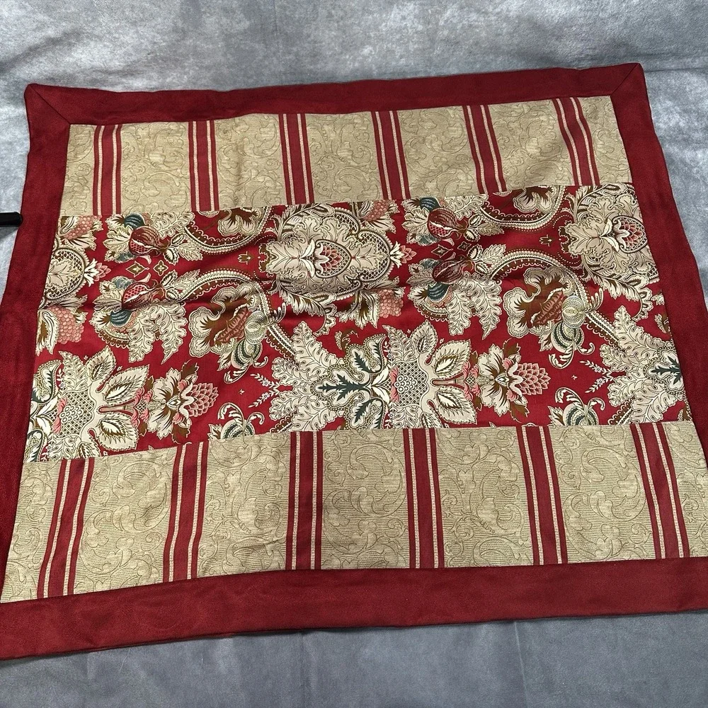 Ralph Lauren Jardinere Bertrand‎ Stripe Custom Shams 21x25.5 Standard Size